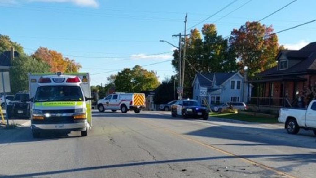 Chesley motor cycle collision injures two [Video]