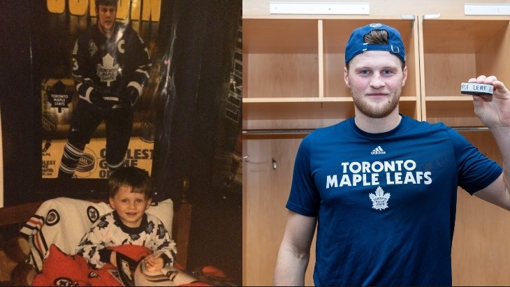 Kitchener, Ont. native Steven Lorentz scores first goal for Leafs [Video]