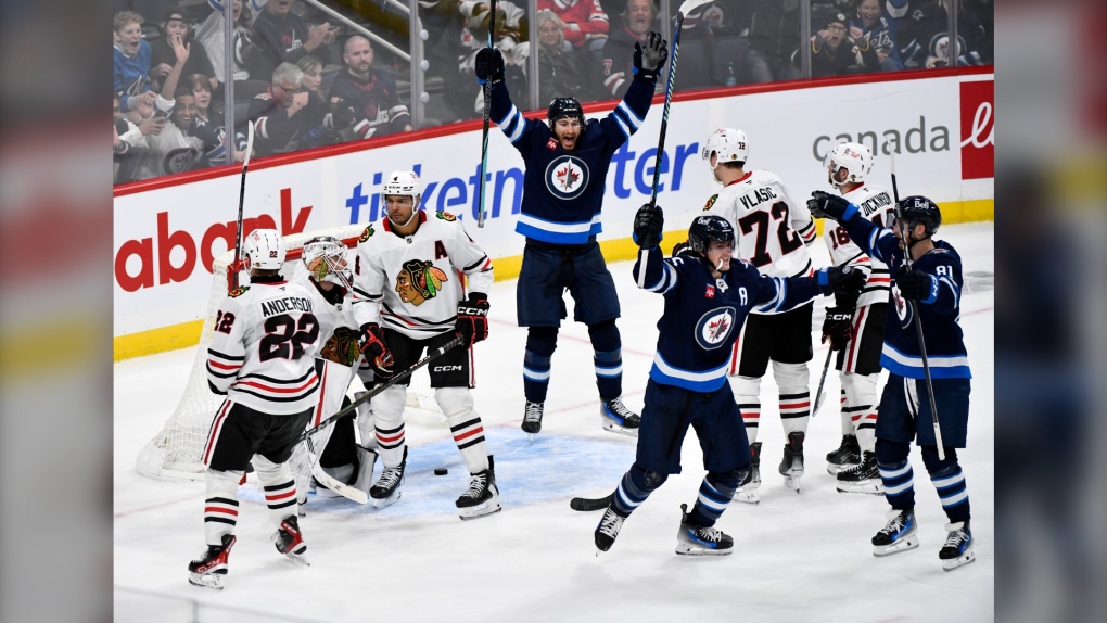 Scheifele scores late in third, adds OT winner in Jets’ 2-1 win over Blackhawks [Video]