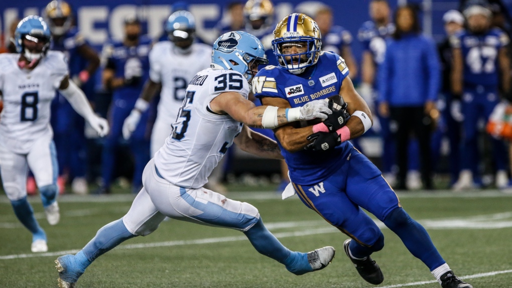 Argonauts top Blue Bombers 14-11 to end Winnipeg’s eight-game win streak [Video]