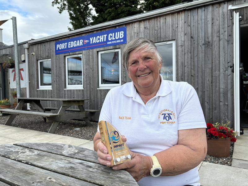 Port Edgar sailing stalwart recognised with RYA Scotland Impact Award [Video]