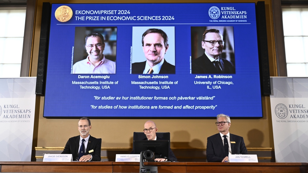 Nobel economics prize is awarded for prosperity research [Video]