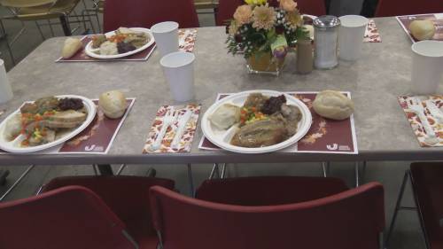 Union Gospel Mission hosts Thanksgiving dinner [Video]