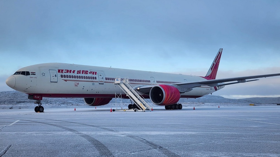 Air India flight diverts to Nunavut