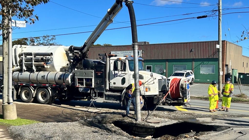 N.S. news: Halifax Water conducting emergency water main repair [Video]