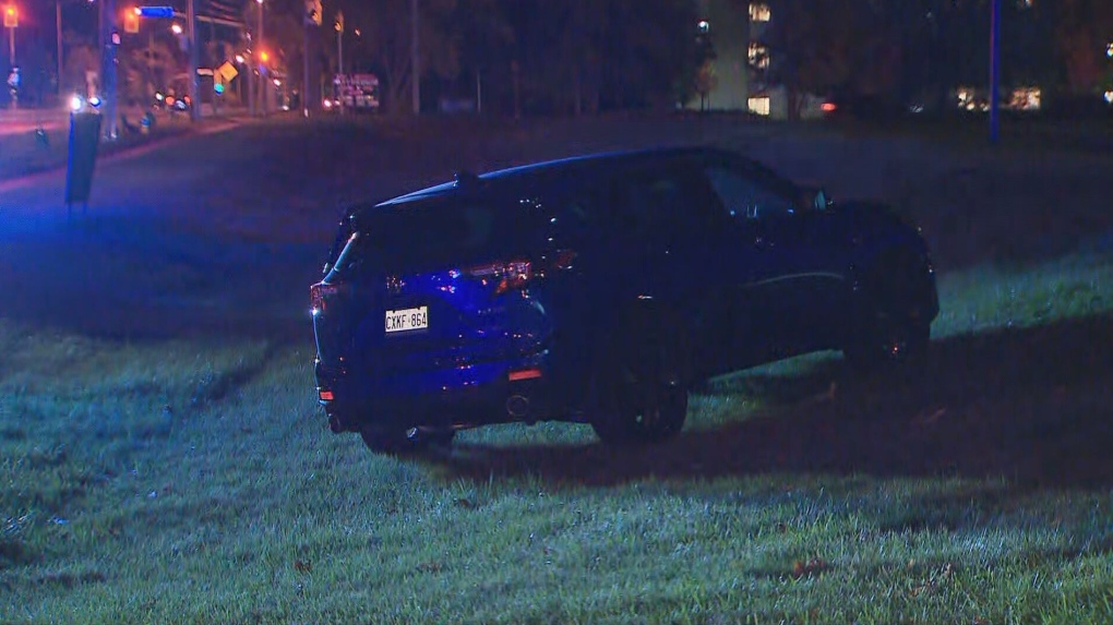 Vehicle in ditch following Scarborough crash, say police [Video]