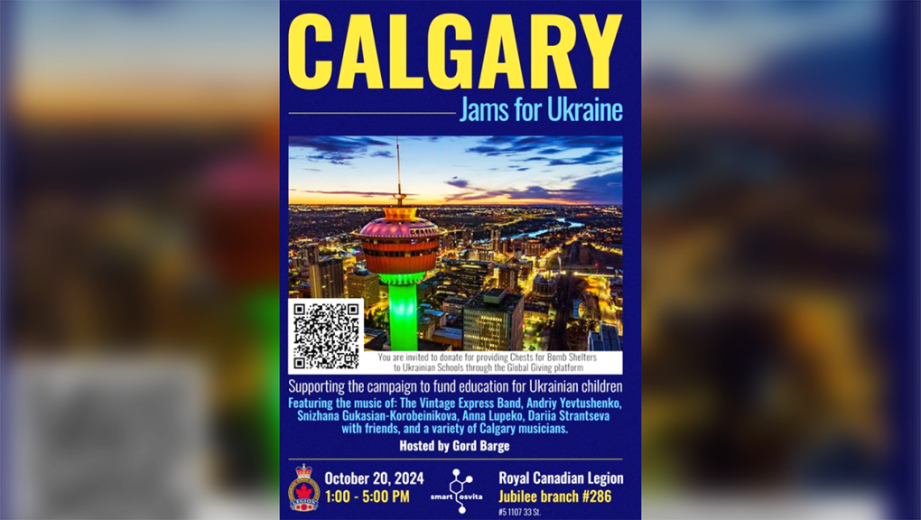 Calgary musicians hold Saturday fundraiser for Ukrainian school supplies [Video]