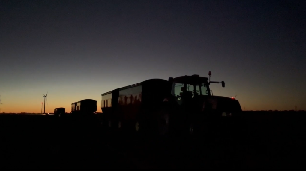 Ontario farmers work around the clock during fall grain harvest [Video]