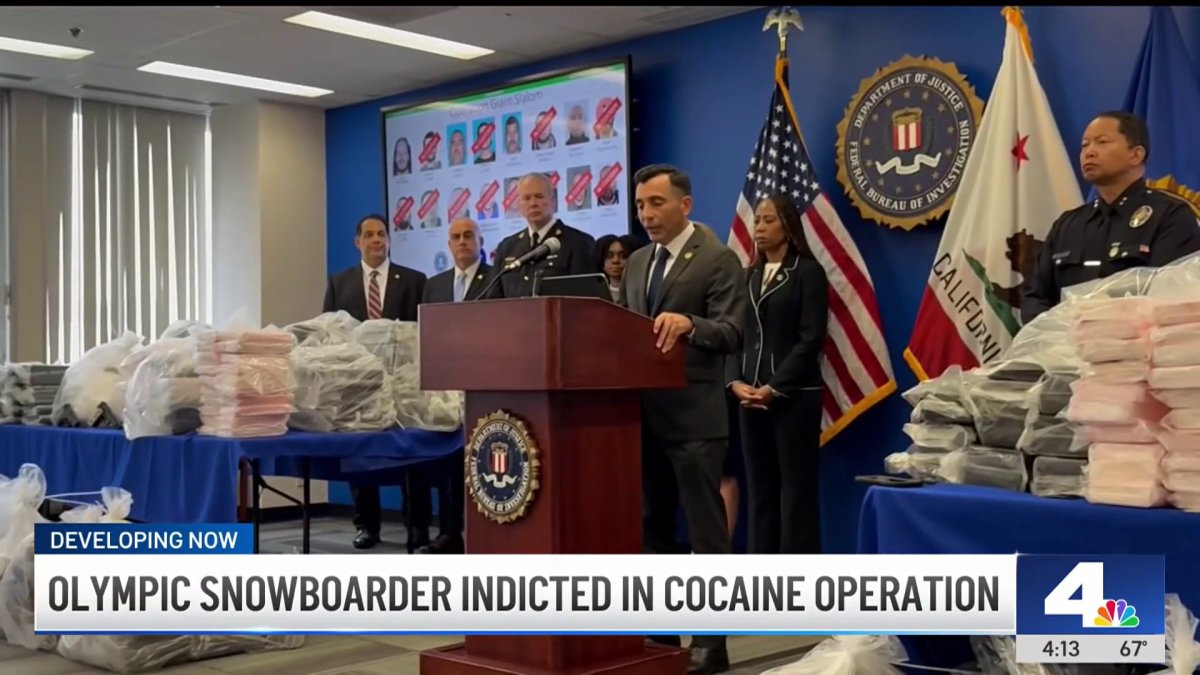 Olympic snowboard accused of running international drug operation  NBC Los Angeles [Video]