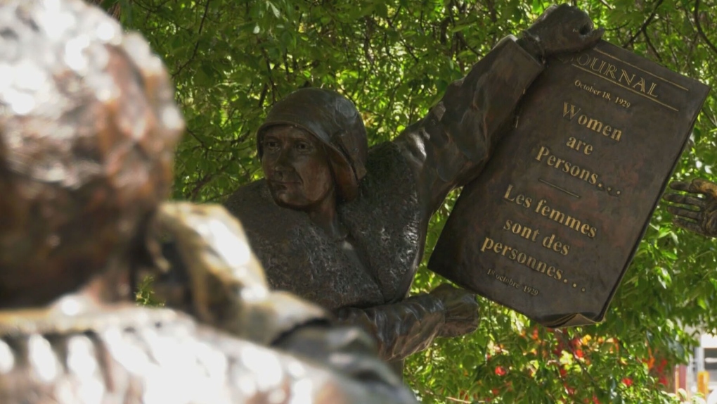 Calgary Persons Day ceremony at Famous 5 monument [Video]