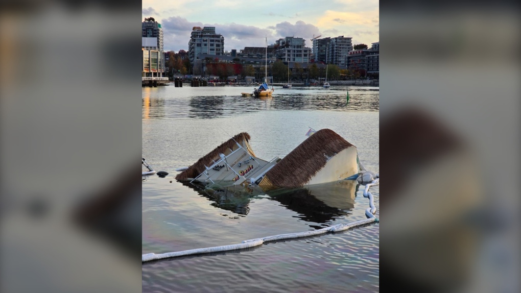 Tiki-themed party boat capsizes off Vancouver