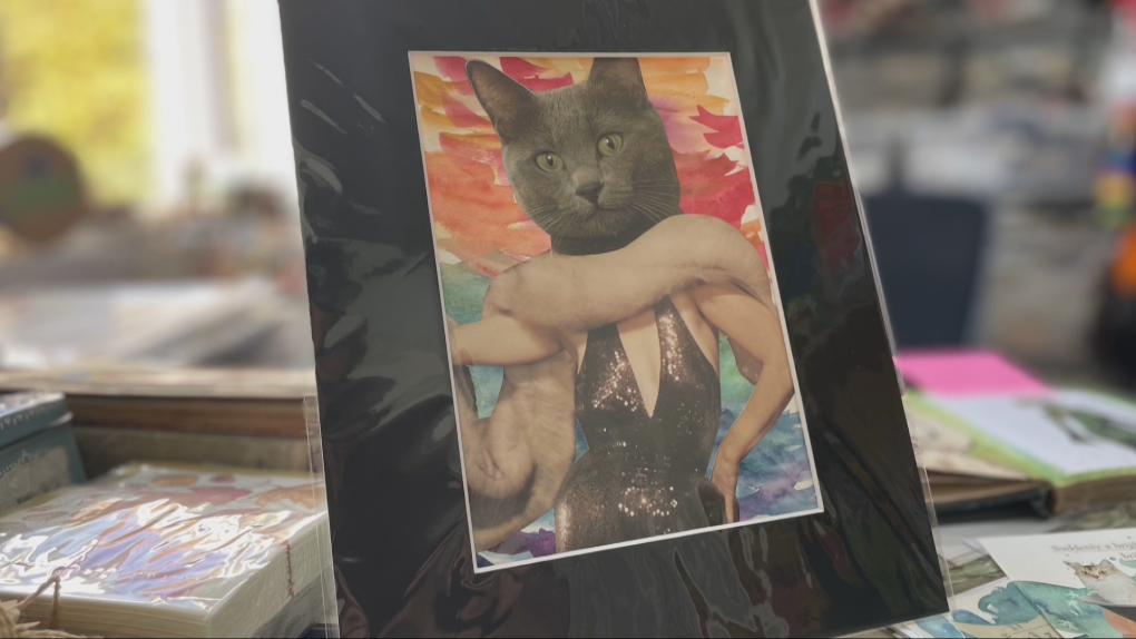 Cat costume art creates joyful connection for B.C. woman [Video]