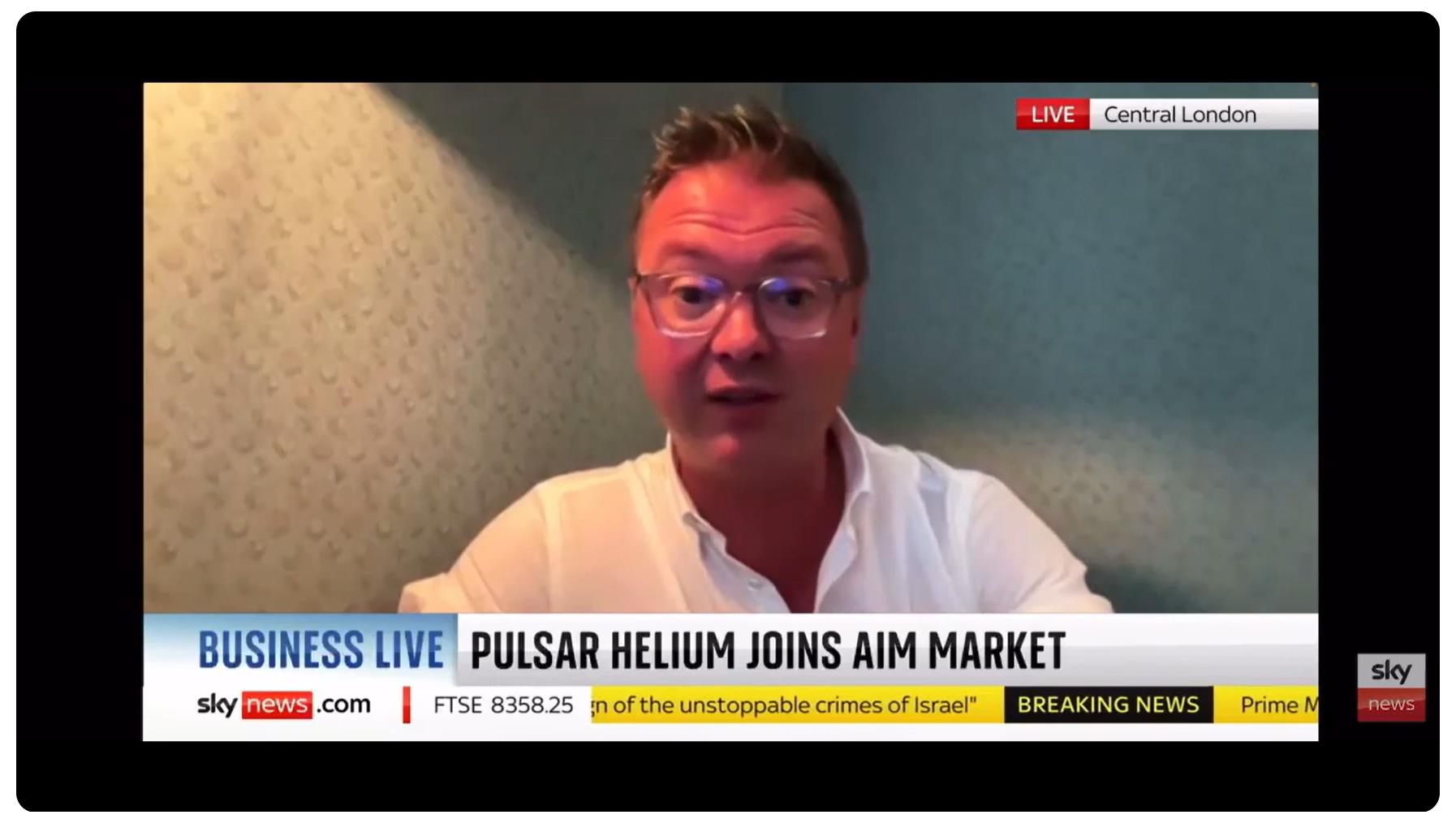 Sky News Interview: Thomas Abraham-James, CEO Pulsar Helium [Video]