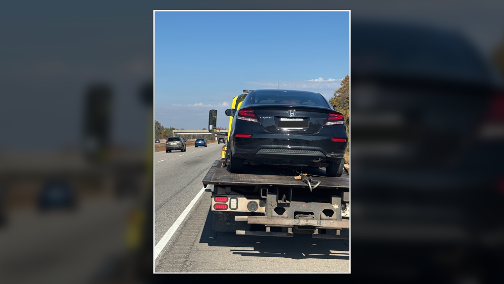 OPP charge driver on his way to Ottawa for a date on Hwy. 416 for expired registration, uninsured vehicle [Video]