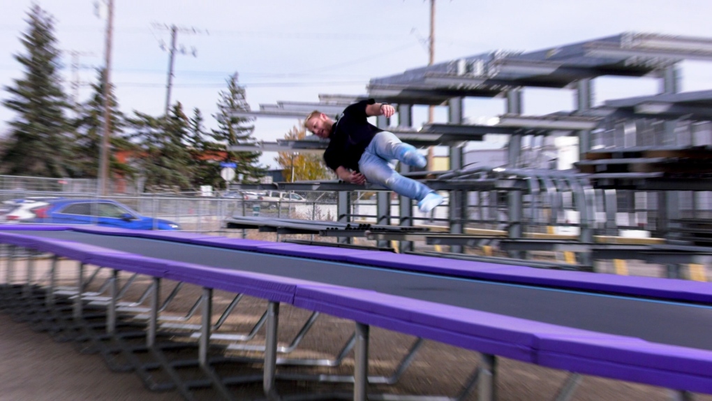 Saskatchewan trampoline could become world