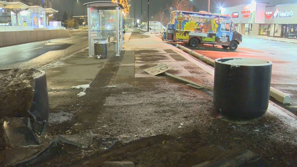 Calgary pedestrian hit by vehicle at 17 Avenue S.E. [Video]