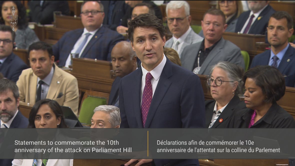 Trudeau marks the ten-year anniversary of shooting on Parliament Hill [Video]