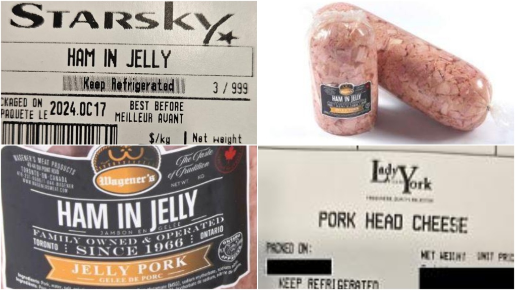 Recalled jelly pork products sold in Ontario [Video]