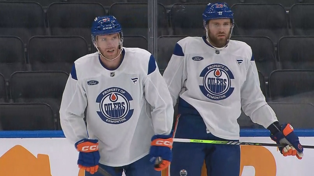 Oilers vs. Hurricanes: Nurse to see time on right side defence [Video]