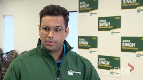 Holes in Sask. Party campaign office not from a firearm: police [Video]