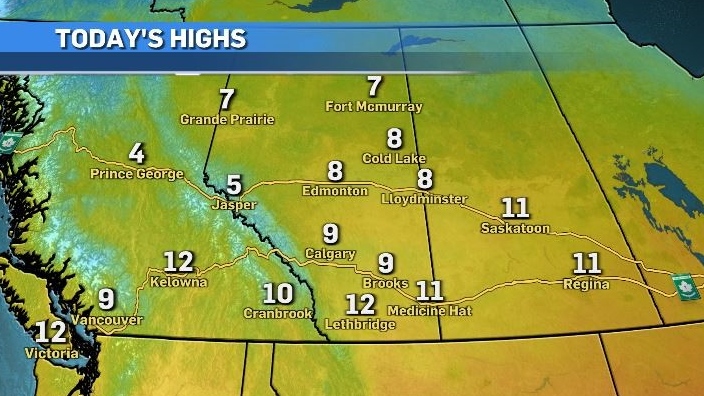 Calgary weather: Cool and sunny for the rest of the week, double digits again by the weekend [Video]