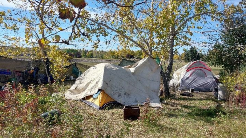 Calgary encampment bust uncovers stolen items, gun: police [Video]