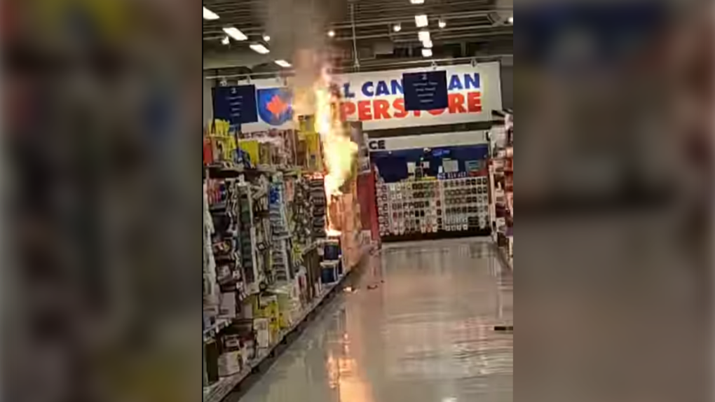 B.C. Superstore closed after suspicious fire in toilet paper aisle [Video]