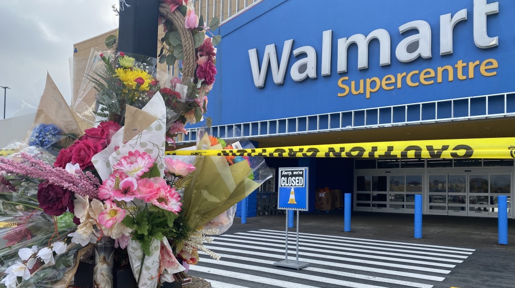 Walmart death: Memorial growing outside Halifax store [Video]