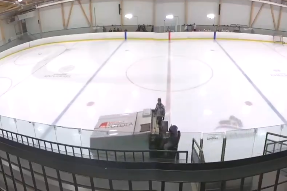 VIDEO: Impaired Zamboni driver arrested after crashing into hockey rink in Canada, police say [Video]