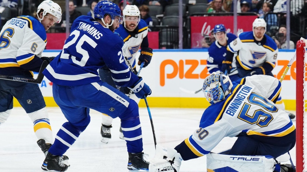 St. Louis Blues down Toronto Maple Leafs 5-1 [Video]