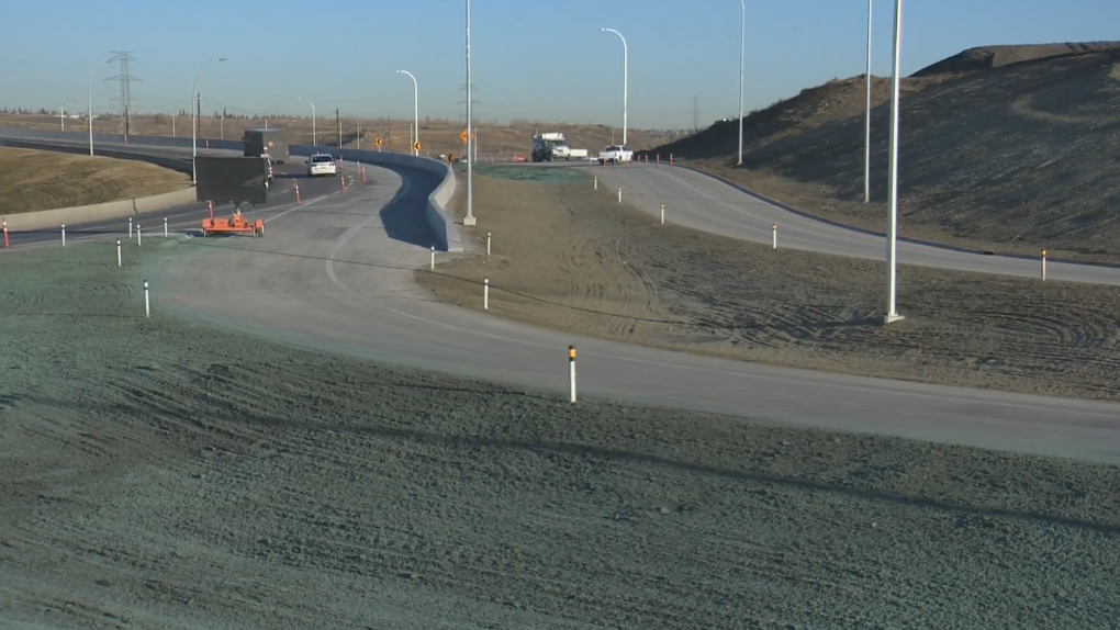 Deerfoot Trail, Beddington Trail construction work complete [Video]