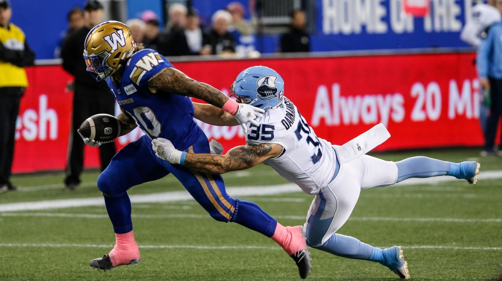 CFL: Bombers look to clinch West title against East-champion Alouettes [Video]