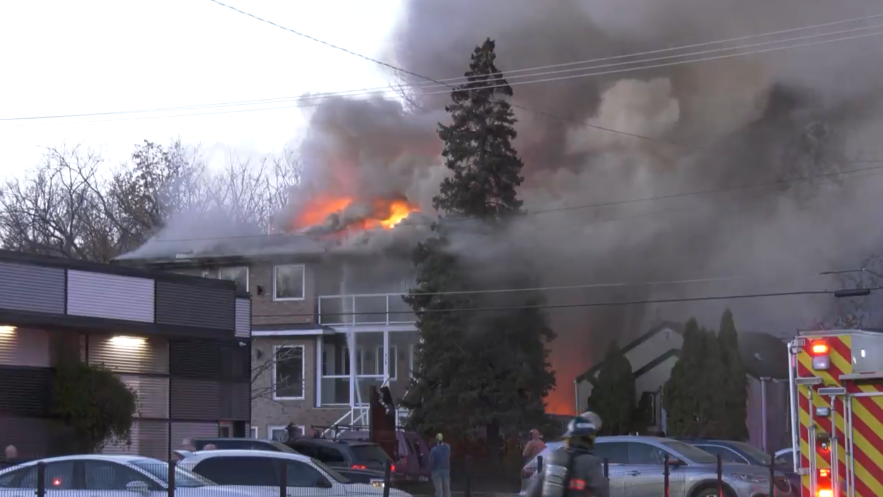 Saskatoon fire department investigating major house fire [Video]