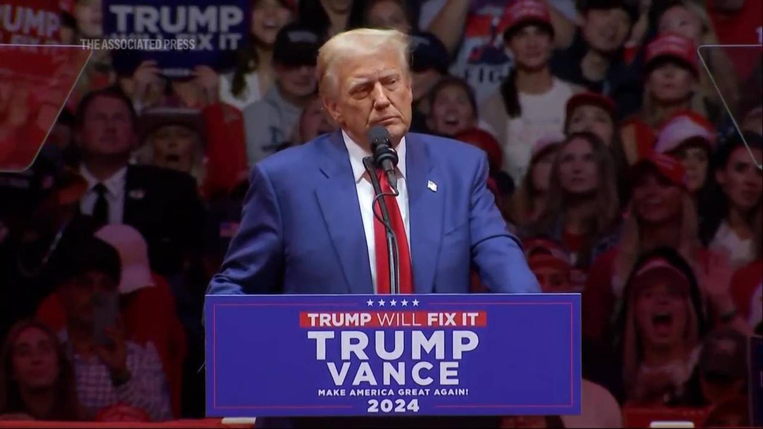 Video: Donald Trump takes the stage at Madison Square Garden rally [Video]