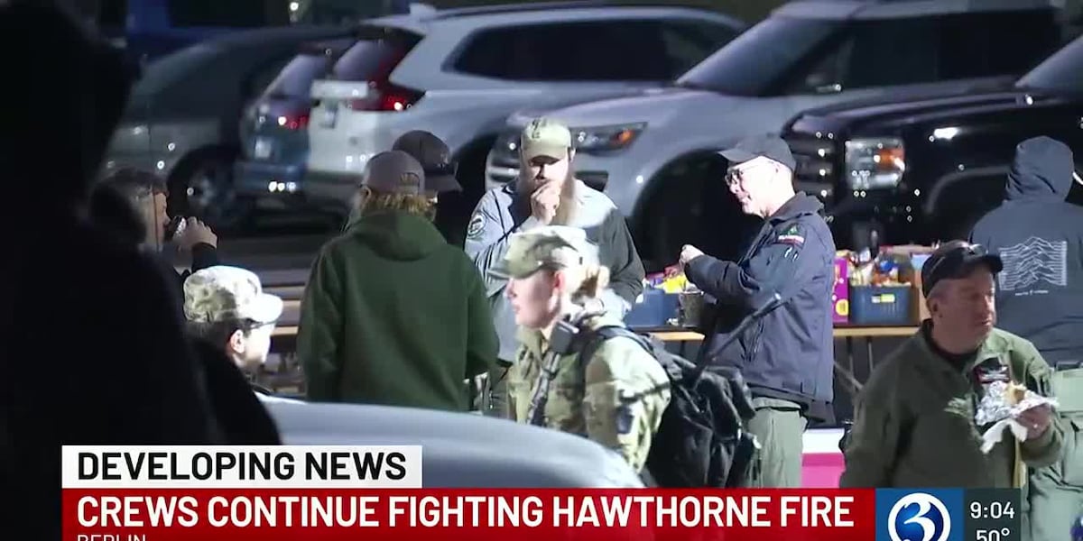 Firefighters from Quebec, New York respond to help crews with Hawthorne fire [Video]