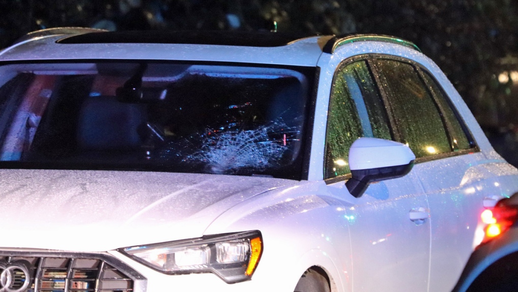 Pedestrian seriously injured in Surrey crash [Video]