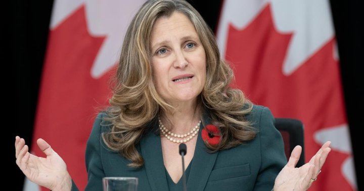 Freeland nixes Liberal calls for secret Trudeau ballot: Not how we do things – National [Video]