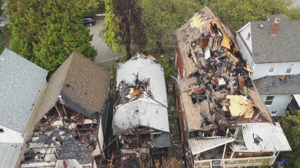 Vancouver fire that destroyed 3 homes caused by cigarette [Video]