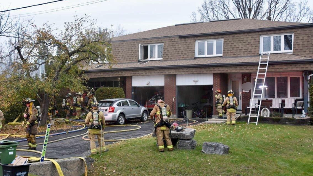 Firefighter injured battling basement fire in Ottawa