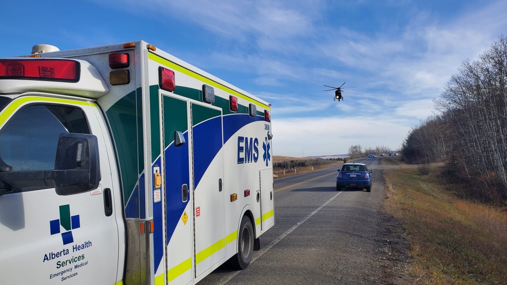 E-bike crash near Diamond Valley, Alta. sends man to hospital [Video]