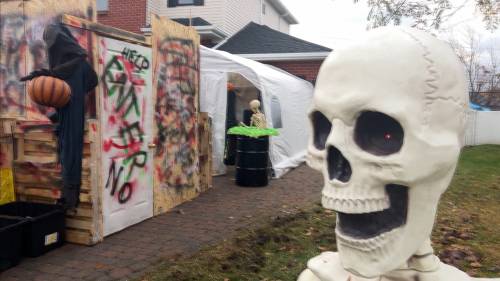 Halloween maze gives back to community [Video]