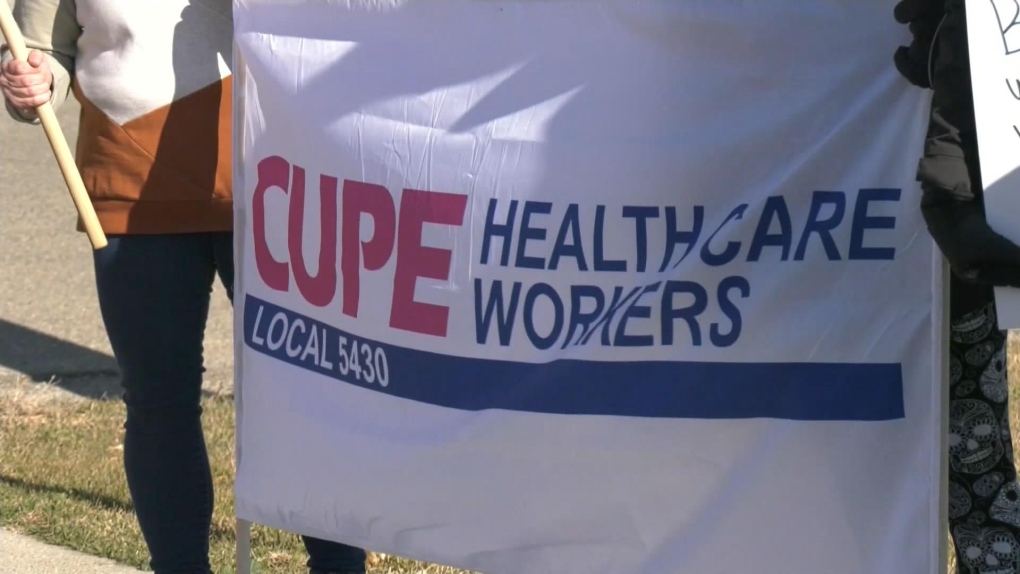 CUPE healthcare workers rally in Redvers, Sask. [Video]