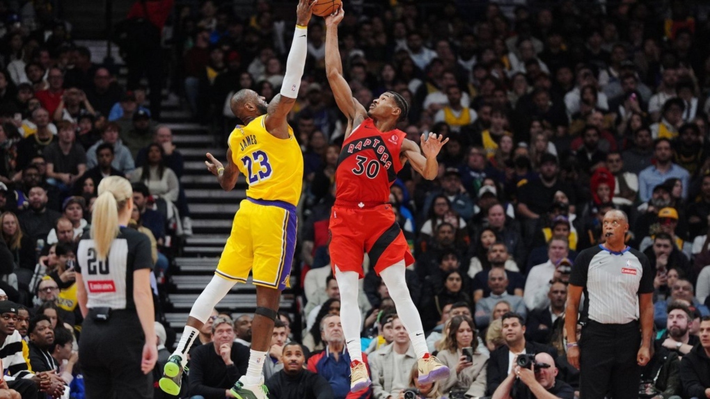 LeBron James happy Toronto Raptors honours Vince Carter [Video]