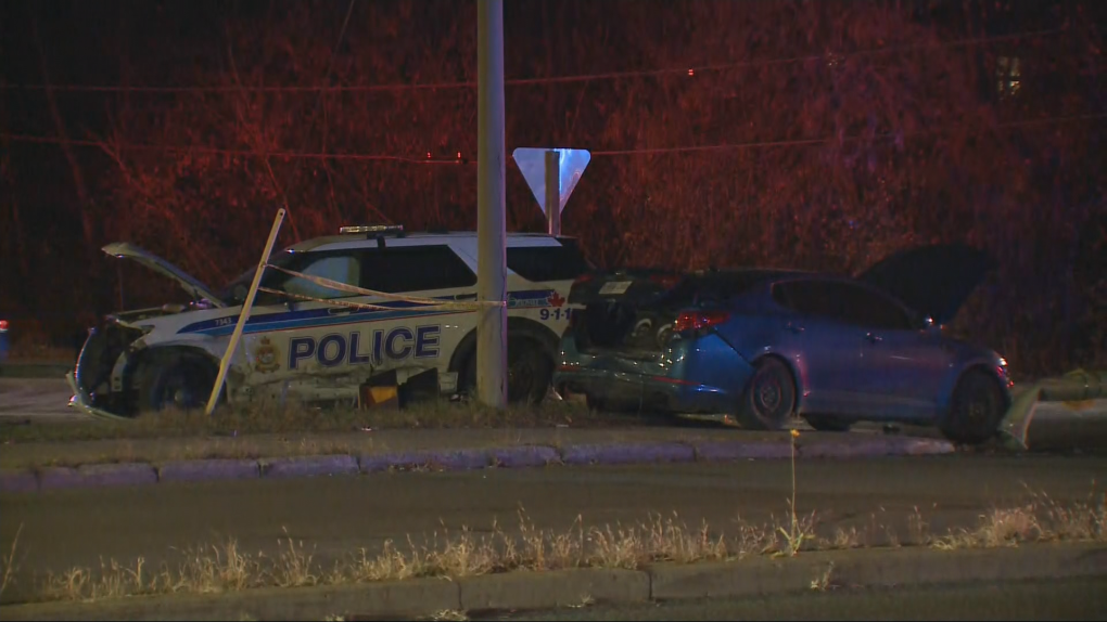 1 person hurt in crash involving an Ottawa Police Service cruiser [Video]