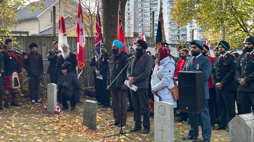 Sikh Remembrance Day ceremony honours WW1 hero at Kitchener grave site [Video]