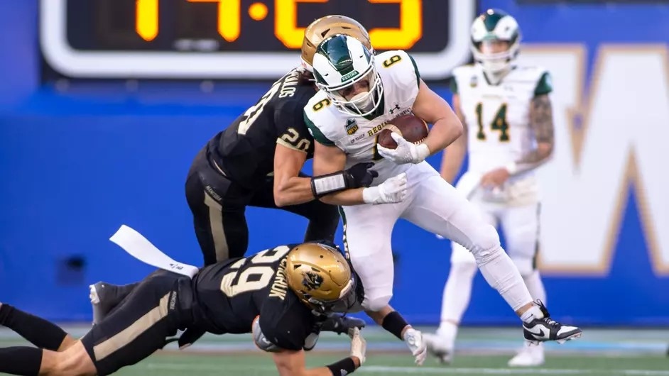 Regina Rams defeat Manitoba 28-25, move onto Hardy Cup [Video]