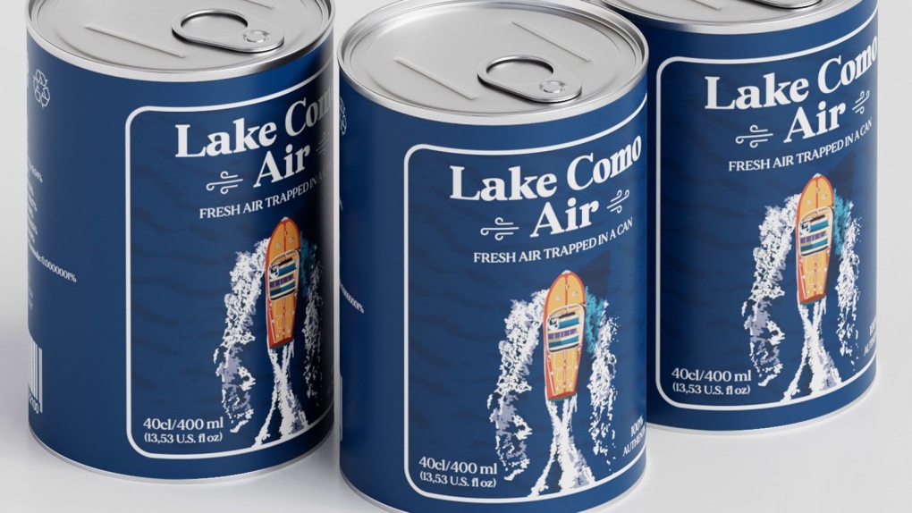 Travel souvenirs: Canned ‘fresh air’ for sale in Italy [Video]