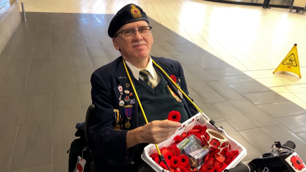 Ian Burleton: Meet the Ottawa man handing out poppies at the airport [Video]