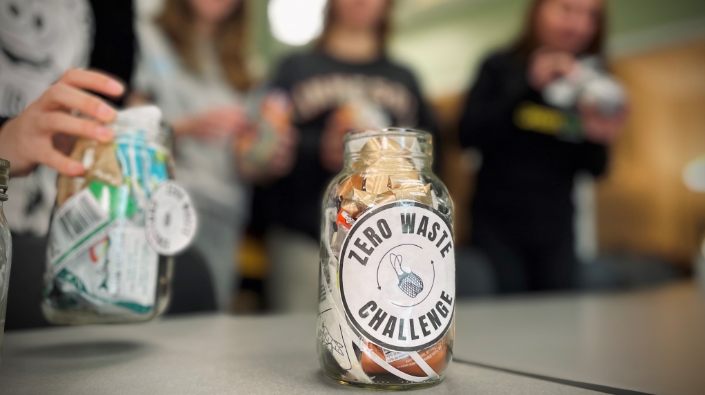 Fitting one month of trash into mason jar: Waterloo Region residents accept challenge [Video]