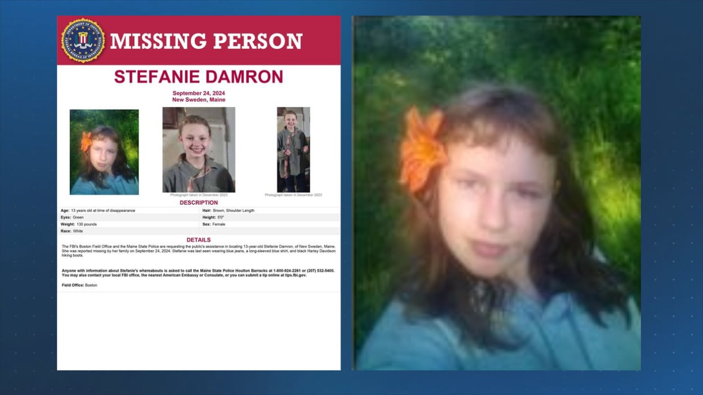 Extensive search continues for 14-year-old Maine girl missing since September, state police say  Boston 25 News [Video]